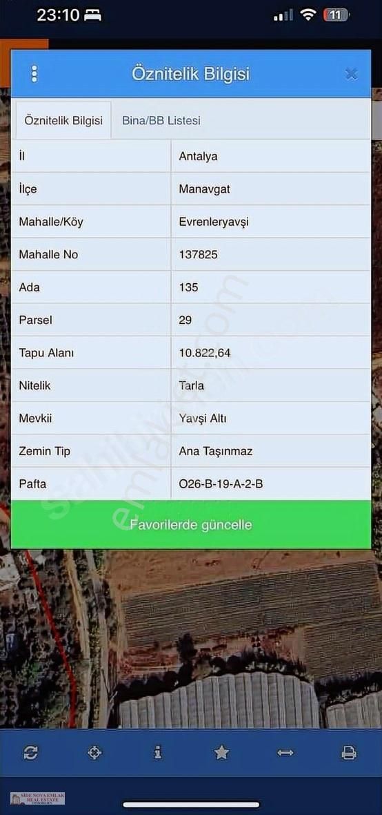 Merkez 7dk Tarla 1350m2