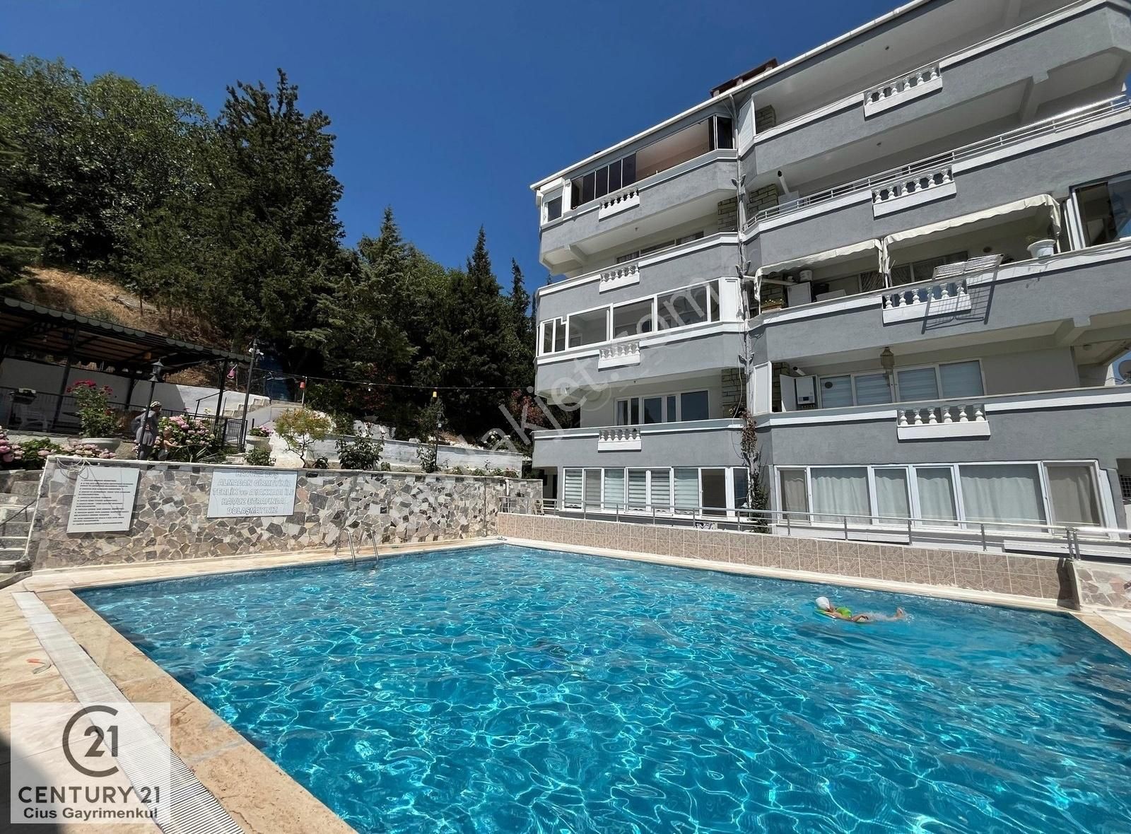 C21 Cius; Havuzlu Site İçerisinde Deniz Manzaralı Daire - Görsel 18