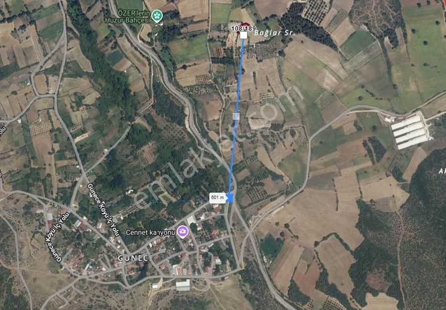 Bursa Yenişehir Günece Köyünde Satılık 1.112 M2 Hobi Bahçesi - Görsel 2