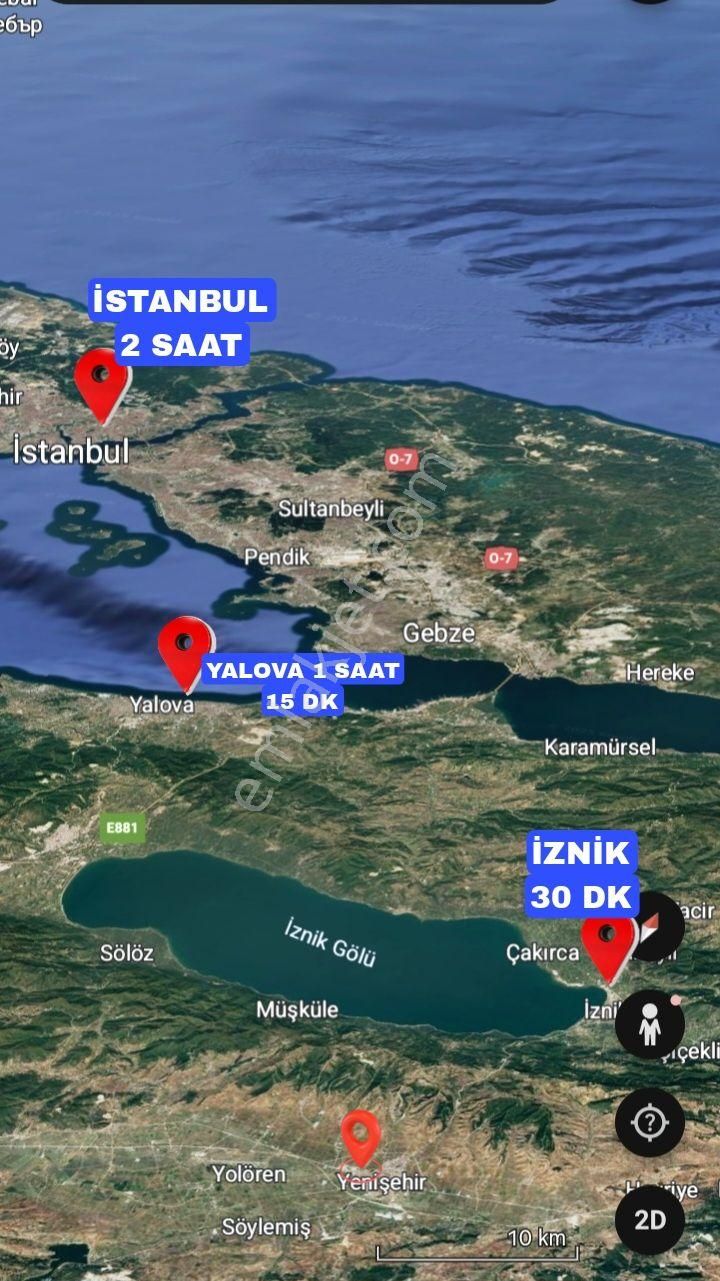 Bursa Yenişehir Günece Köyünde Satılık 1.112 M2 Hobi Bahçesi - Görsel 6