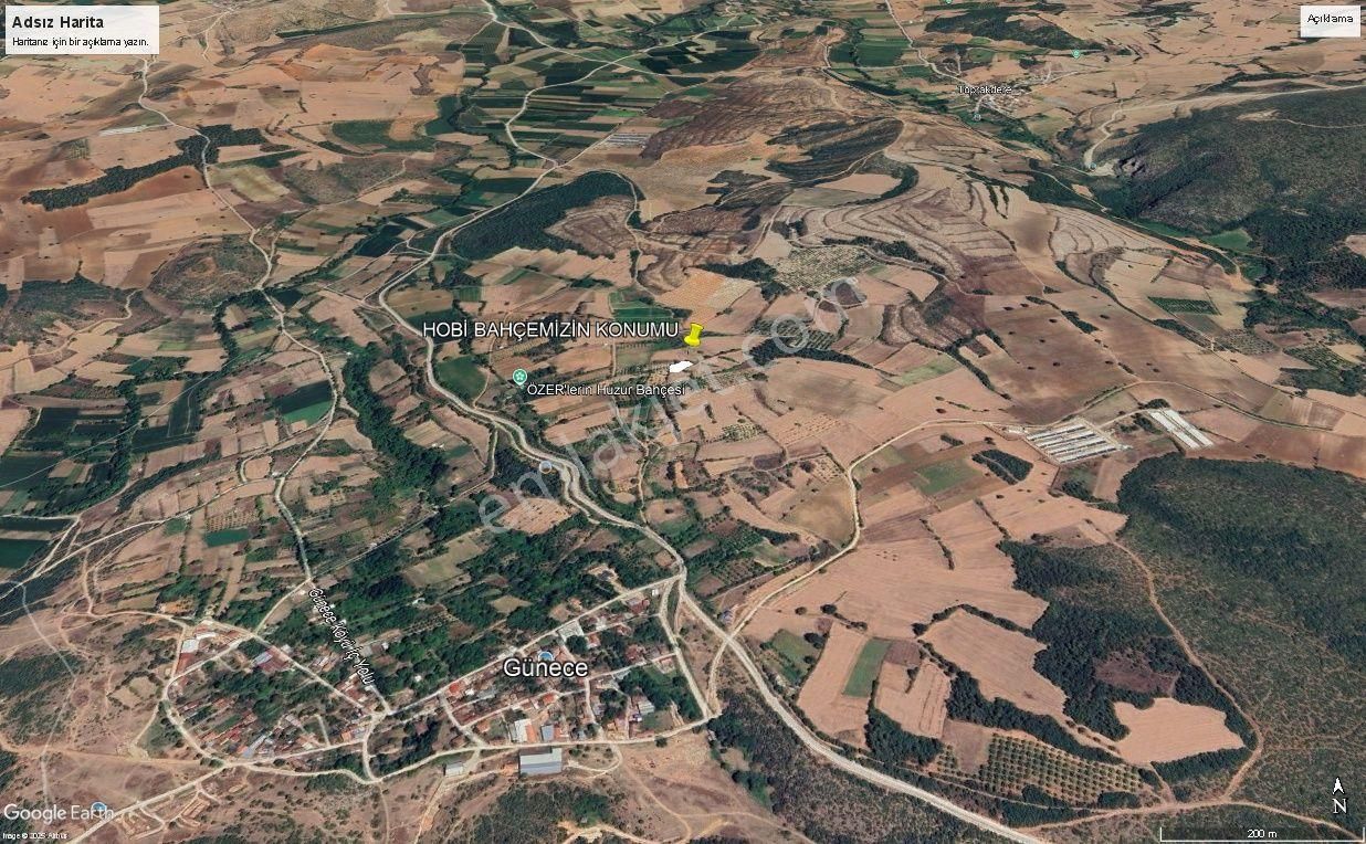 Bursa Yenişehir Günece Köyünde Satılık 1.112 M2 Hobi Bahçesi - Görsel 8