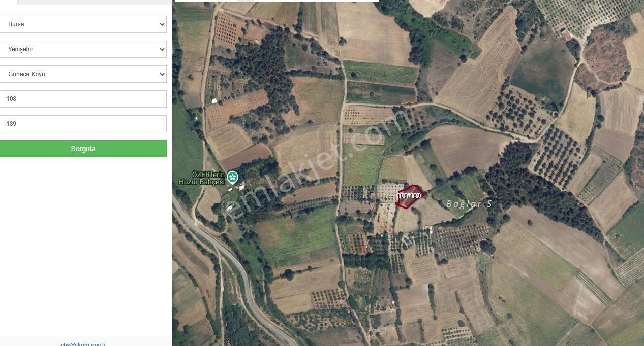 Bursa Yenişehir Günece Köyünde Satılık 1.112 M2 Hobi Bahçesi - Görsel 7