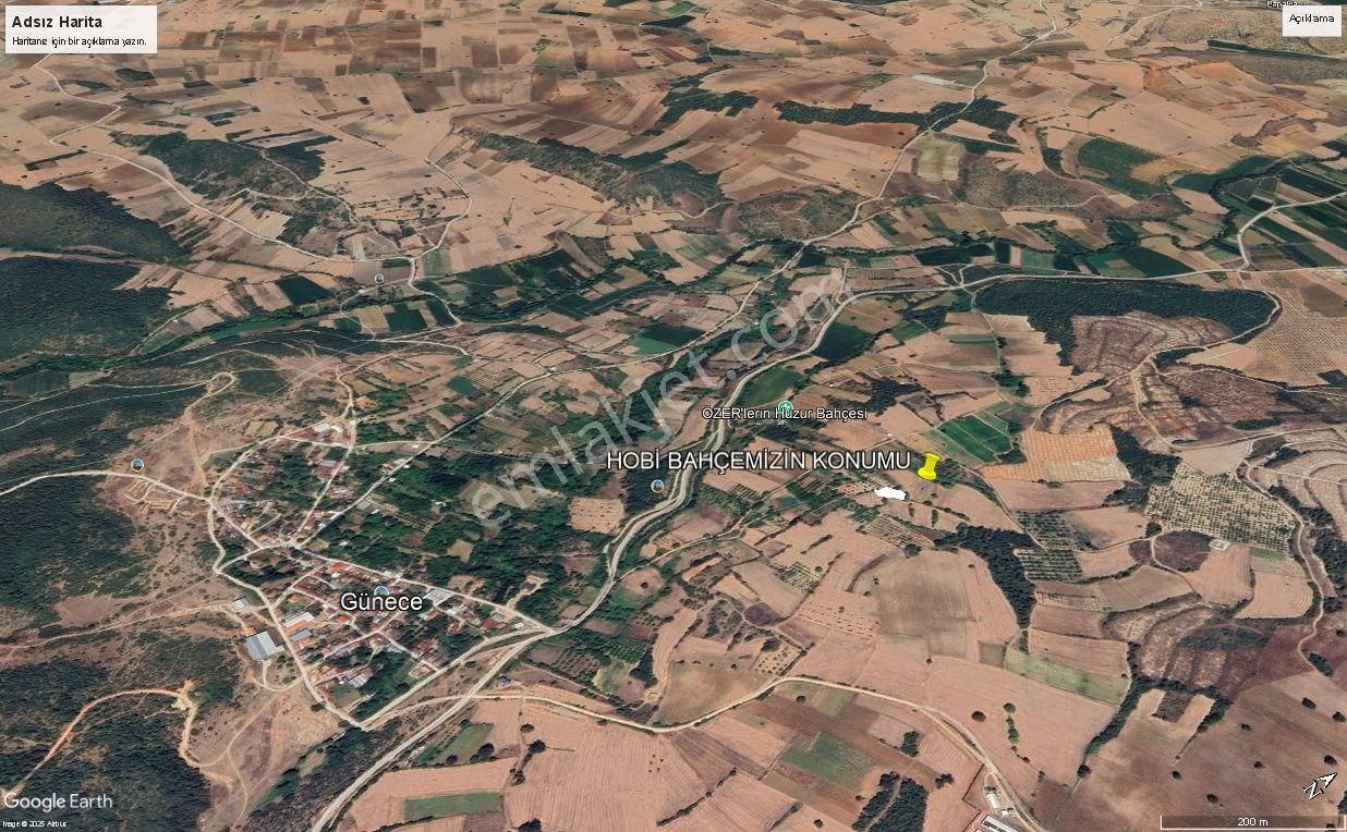 Bursa Yenişehir Günece Köyünde Satılık 1.112 M2 Hobi Bahçesi - Görsel 9