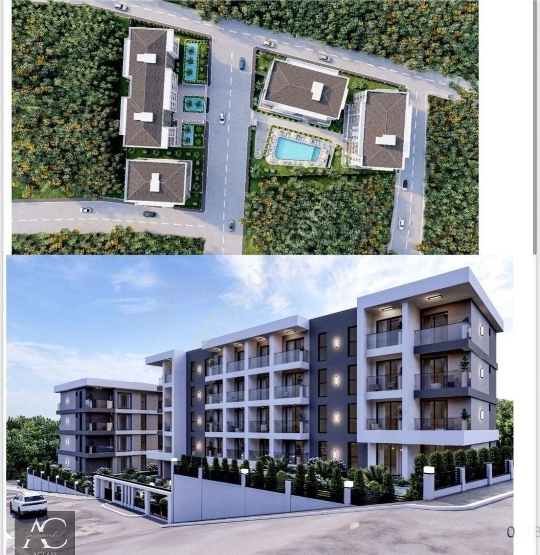 Aclass'dan Kuşadası'nda Satılık-7/24güvenlik-havuz-bahçe-otopark-lüx-1+1/2+1 Fırsat Daireler - Görsel 3