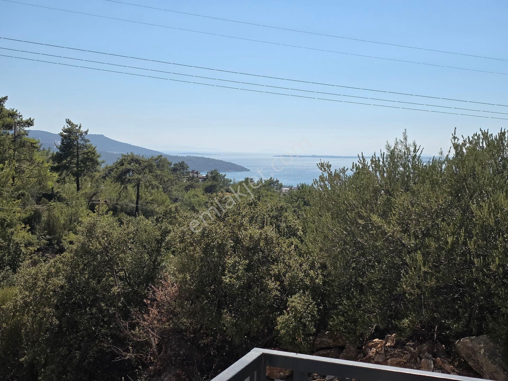 Didim Akbük'de Ful Deniz Manzaralı Müstakil Bahçeli Satılık Sıfır Villa - Görsel 23