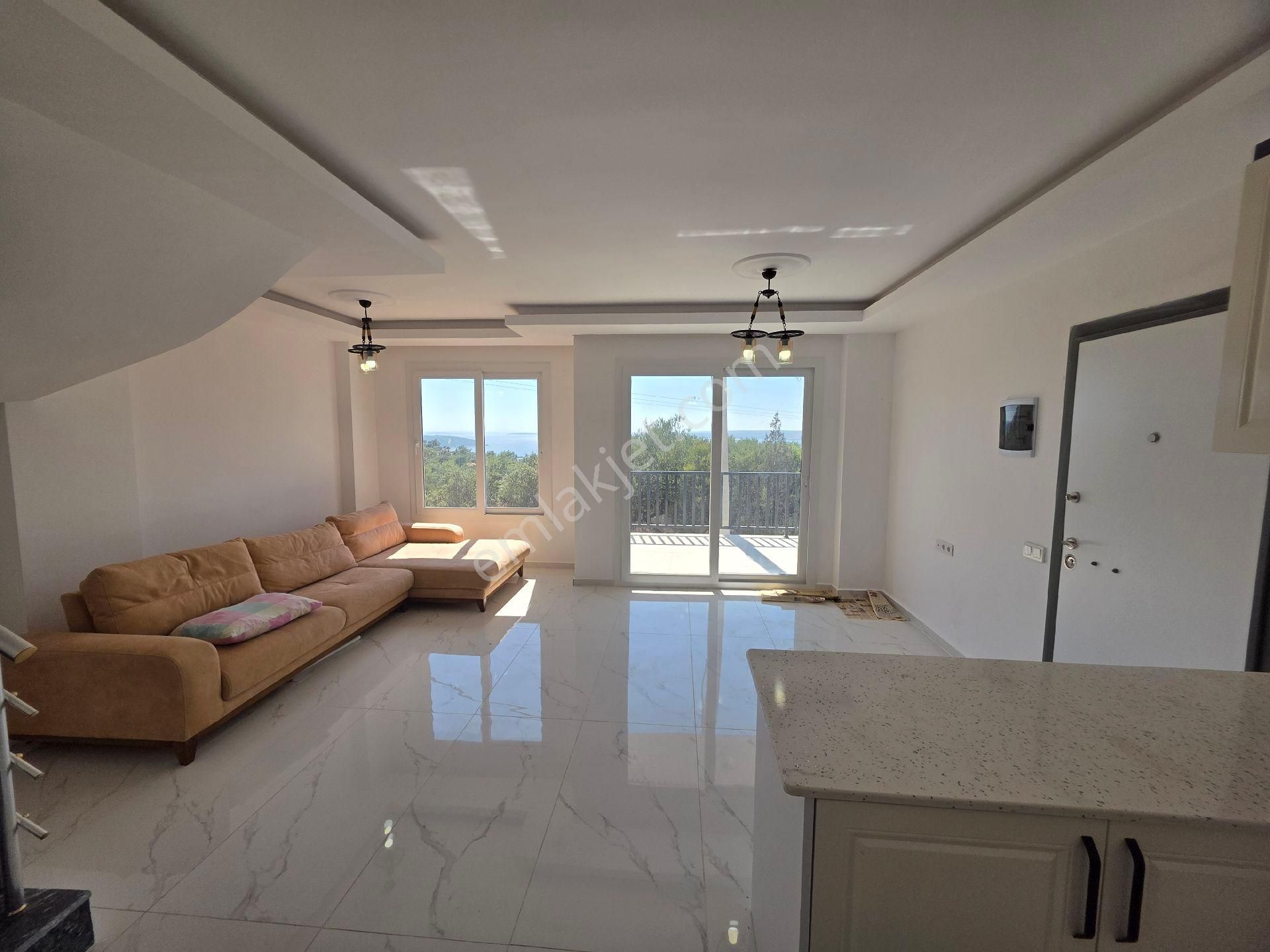 Didim Akbük'de Ful Deniz Manzaralı Müstakil Bahçeli Satılık Sıfır Villa - Görsel 7