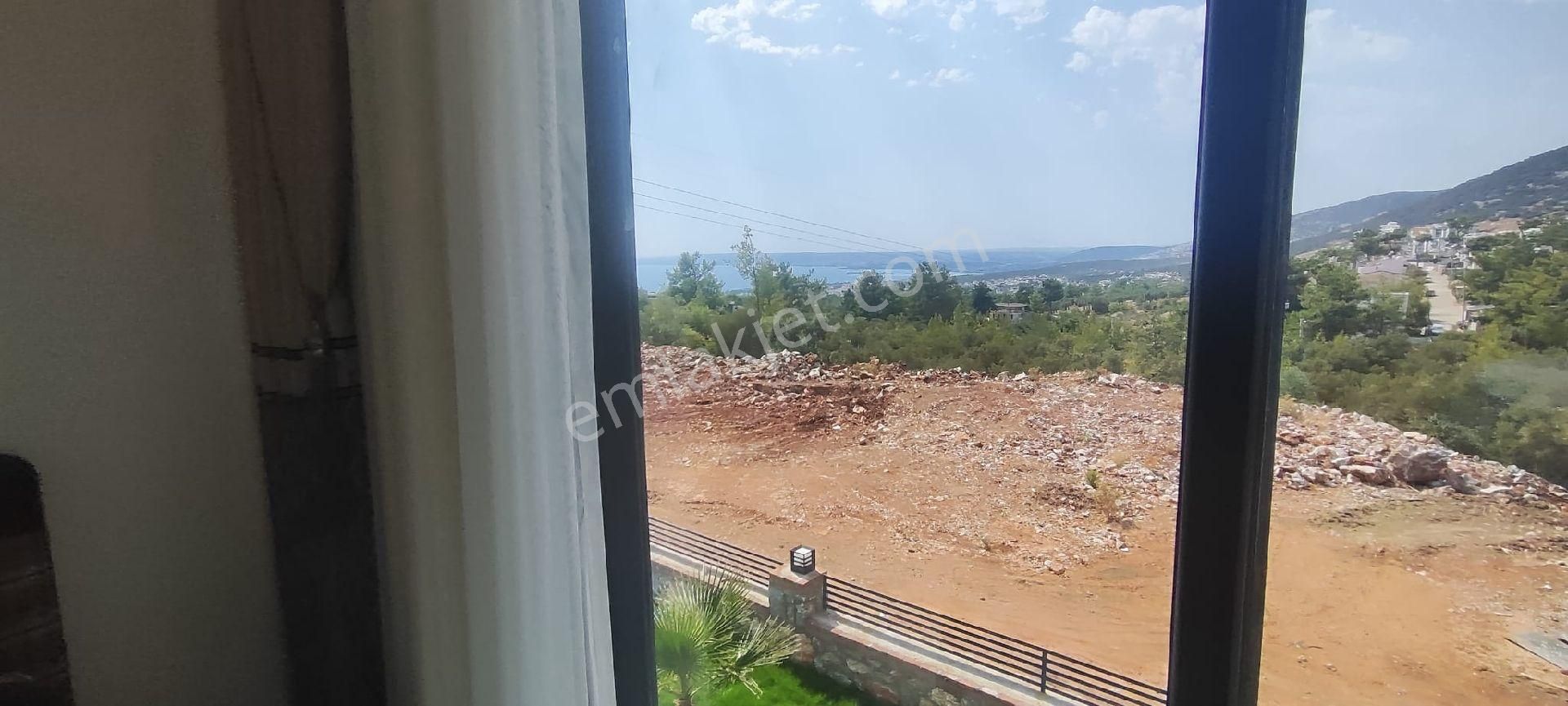 Didim Akbük'de Deniz Manzaralı Müstakil Havuzlu Eşyalı Villa - Görsel 25