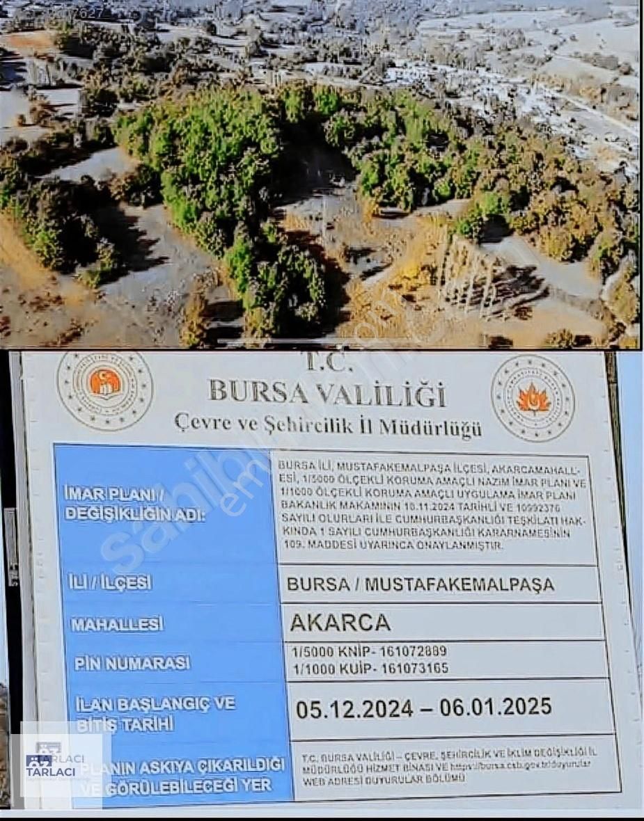Mustafakemalpaşa Akarca'da 12500m2 Otel İmarli - Görsel 2