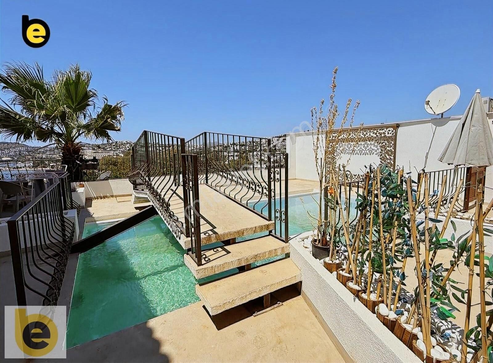 Gümbet'te Geniş Teraslı,deniz Ve Şehir Manzaralı Ferah 1+1 Daire - Görsel 9