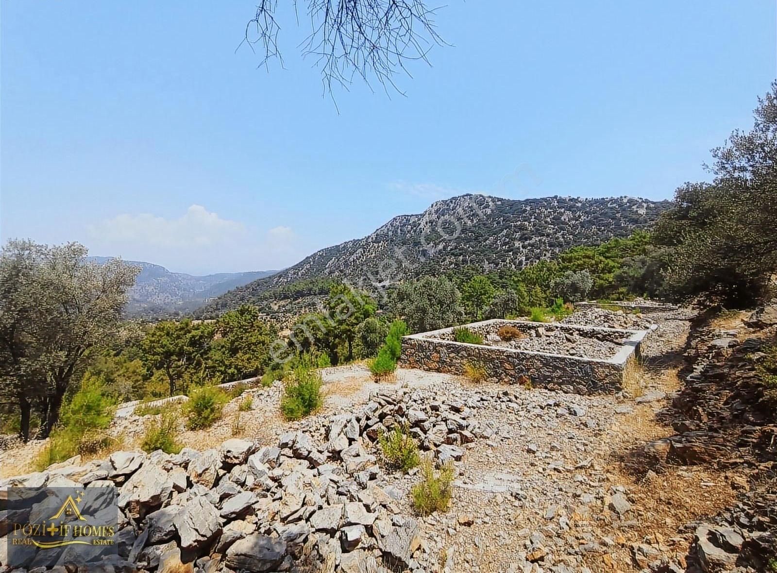 Fethiye Göcek'te Müstakil Tapu İmarlı Zeytinlik - Görsel 21