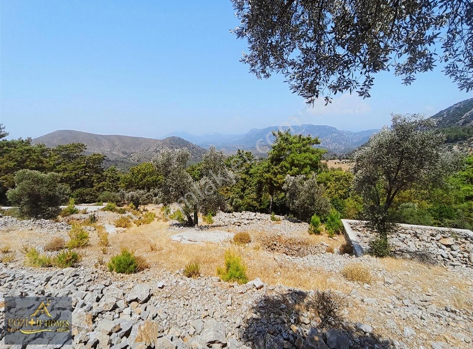 Fethiye Göcek'te Müstakil Tapu İmarlı Zeytinlik - Görsel 24