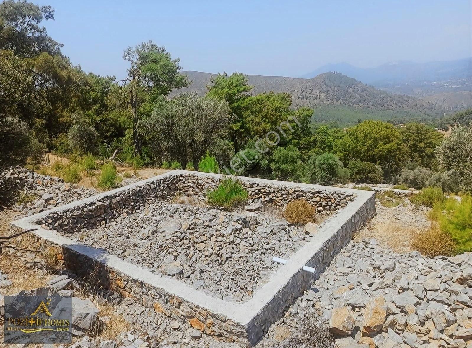 Fethiye Göcek'te Müstakil Tapu İmarlı Zeytinlik - Görsel 26