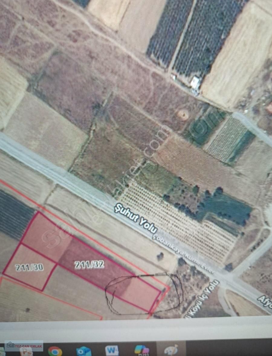 Şuhut Atlıhisar 4 Adet Satılık Güzel Konumda Tarla - Görsel 7