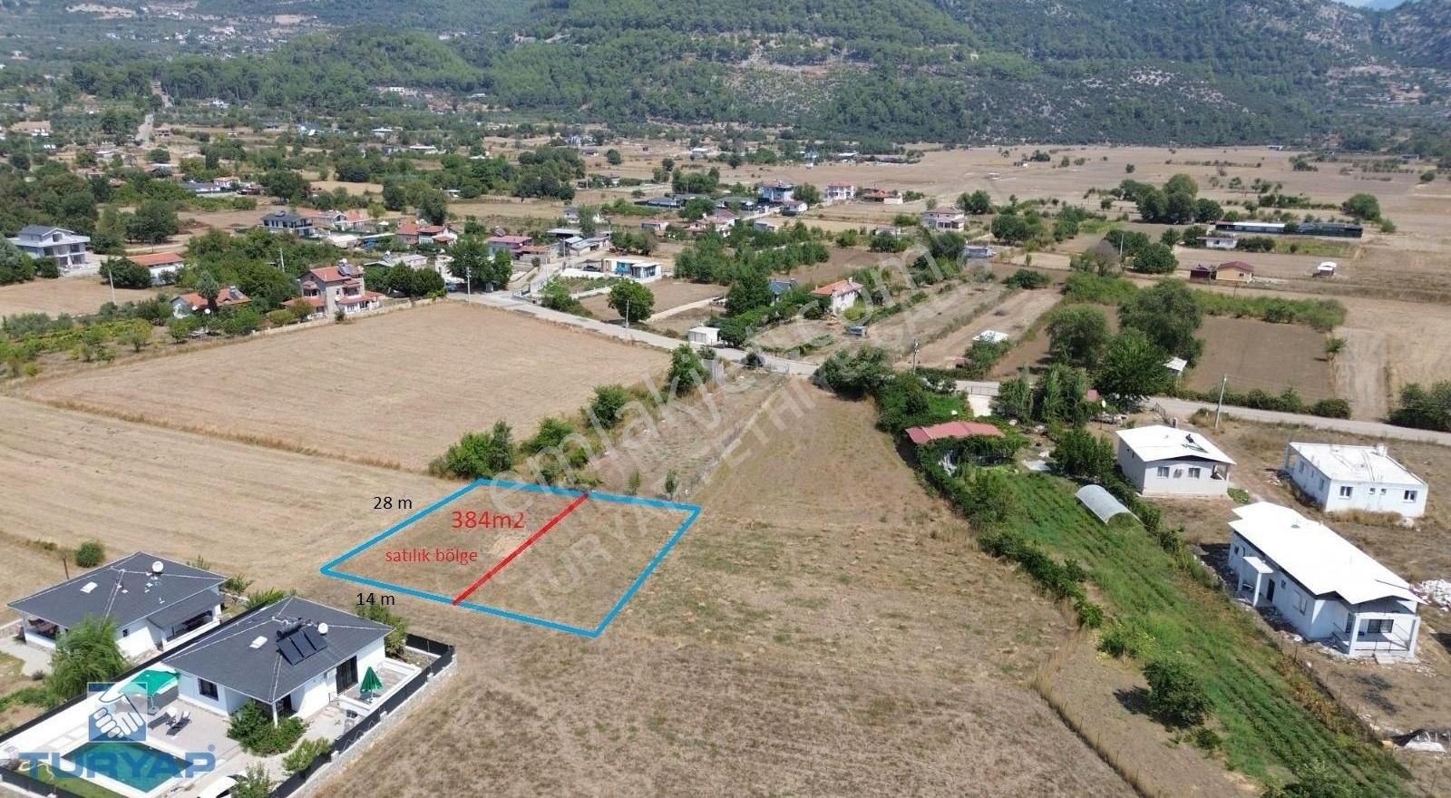 Fethiye Üzümlü'de Doğa İçinde 384 M2 Satılık Tarla
