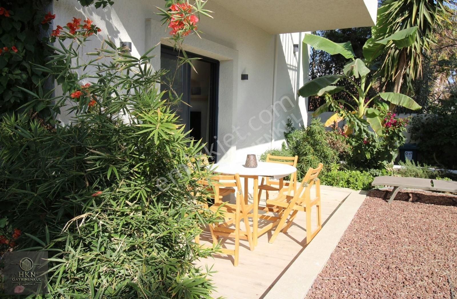 Bodrum Yahşide Denize 50 M. Havuzlu Sitede Bahçe Katı Daire - Görsel 9