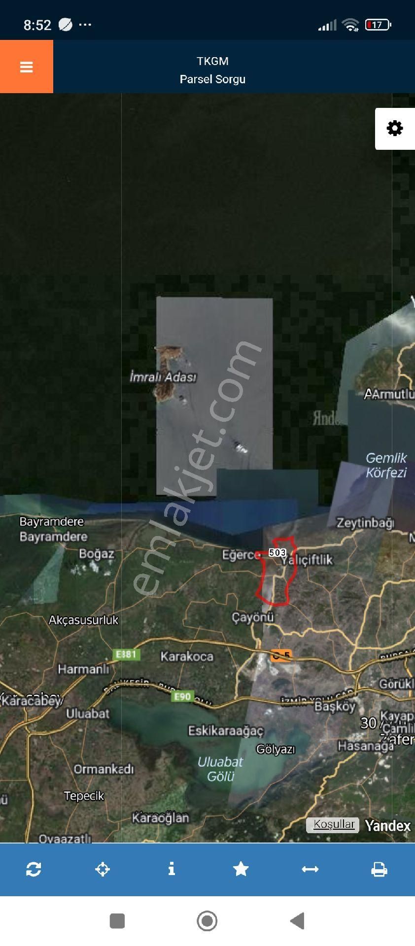 Bursa Mudanya Esence Mahallesi Satılık 616 Mt 2 Tarla - Görsel 3