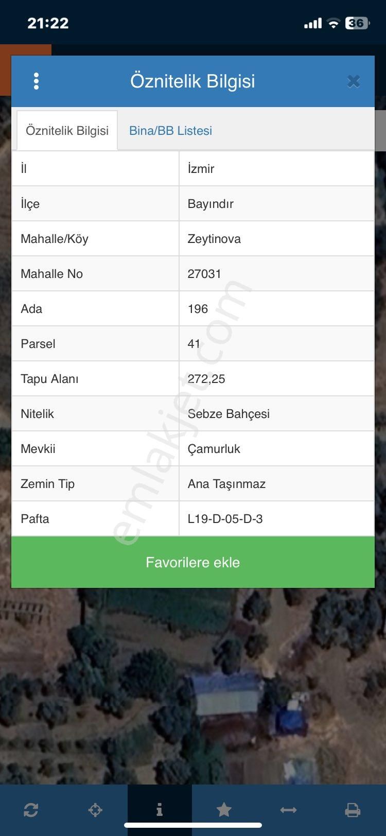 İzmir Bayındır Zeytinova Mahallesi Satılıkbahçe Kelepir - Görsel 8