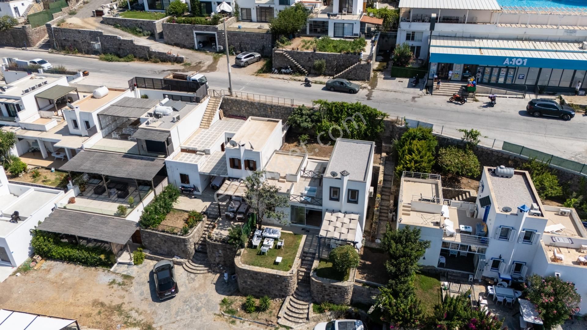 Bodrum Yalıkavak Özel Plajlı, Full Deniz Manzaralı, Bahçeli Müstakil 3+1 Dubleks Villa - Görsel 15