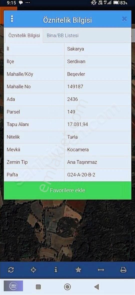 Enka Gyo.dan Sakarya Serdivanda Satılık Parseller - Görsel 7