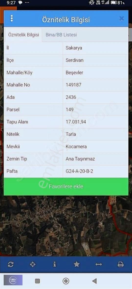 Enka Gyo.dan Sakarya Serdivanda Satılık Parseller - Görsel 11