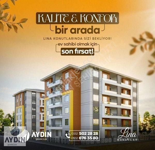 Aydın Şehircilik'ten Fetih Cad. Mengene Mh. Lina Kntları 2+1 3+1