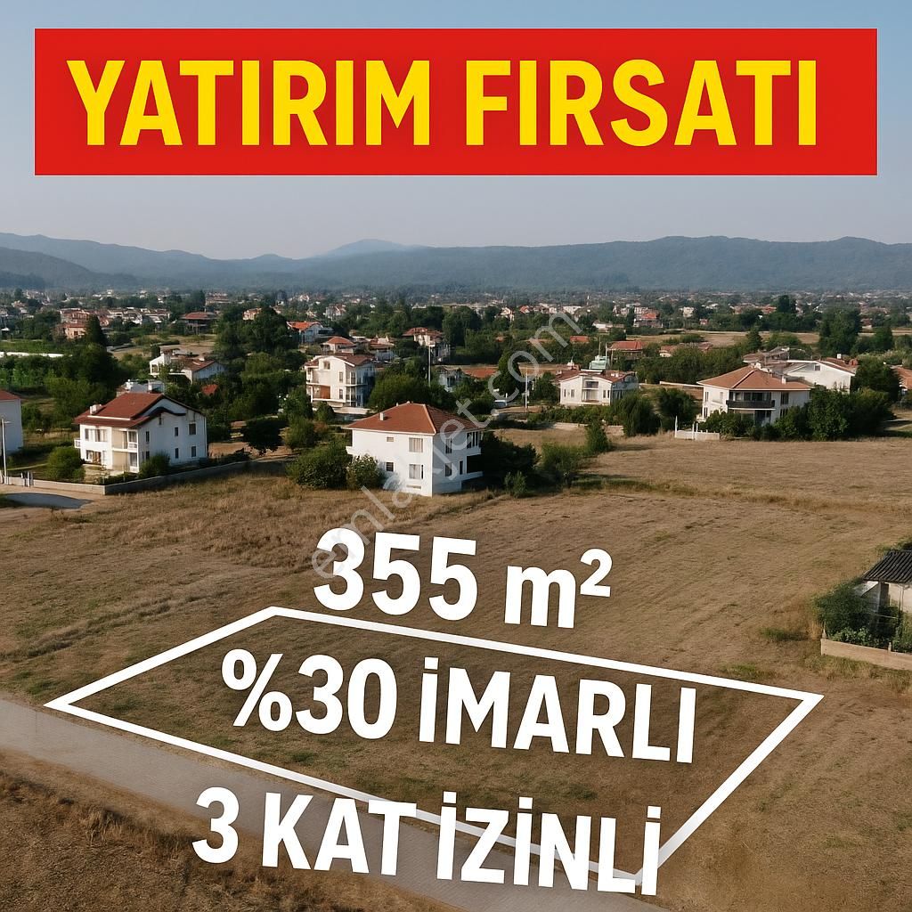 Yatırımlık! Dalaman Hürriyette 355 M² %30 İmarlı - Görsel 2
