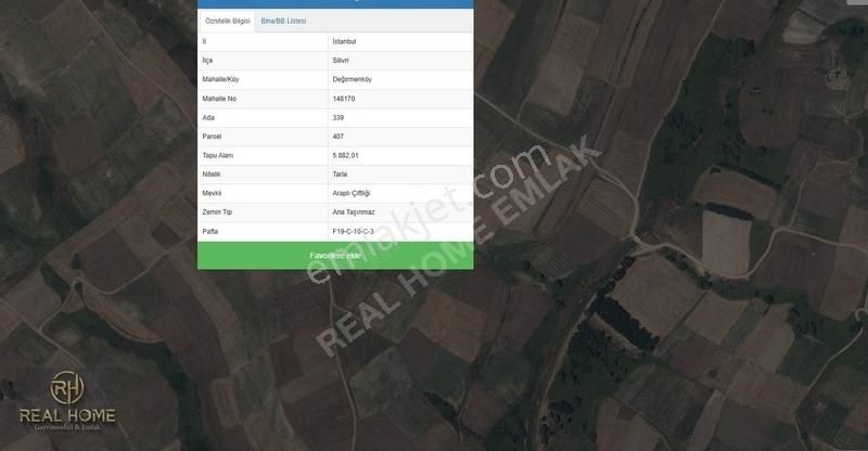 Real Home'dan Silivri Degirmenköy'de Satılık Arsa - Görsel 2
