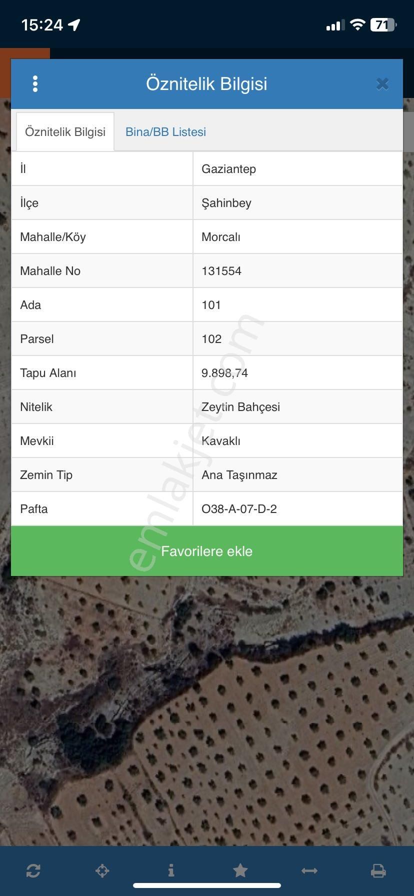 G.antep / Ş. Bey / Morcalı Dav,9.900m Tonluk Zeytin Ve Fıstık Bahçesi İhtiyaçtan Çok Uygun Fiyata Sa