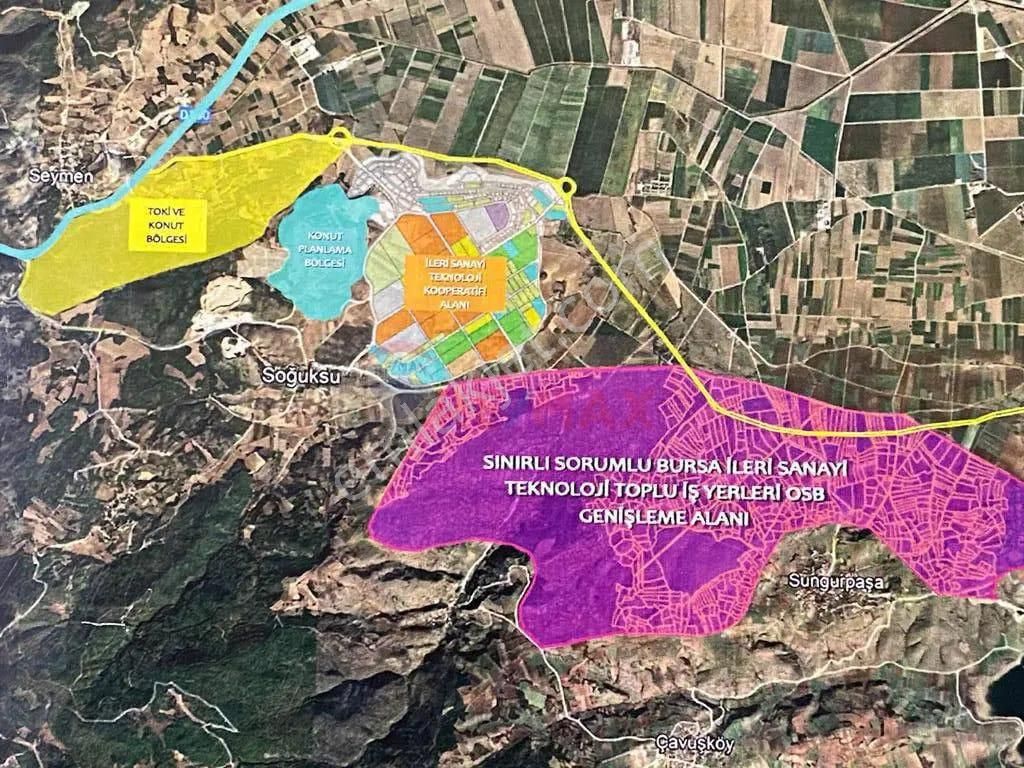 Bursa İnegöl Sungurpaşa Mahallesi Satılık Tarla -yatırım Fırsatı - Görsel 5