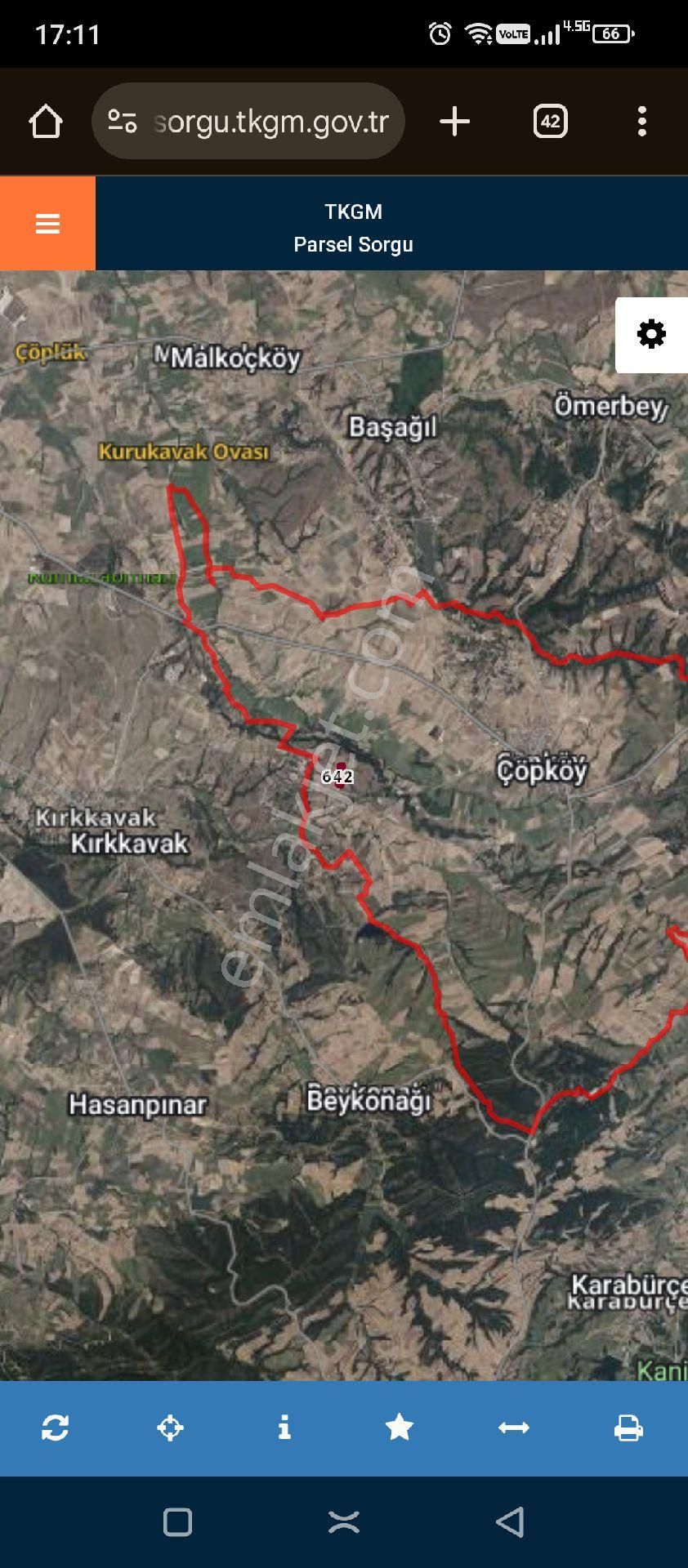 Edirne Uzunköprü Çöpköy 179 M2 Tarladan Hisse