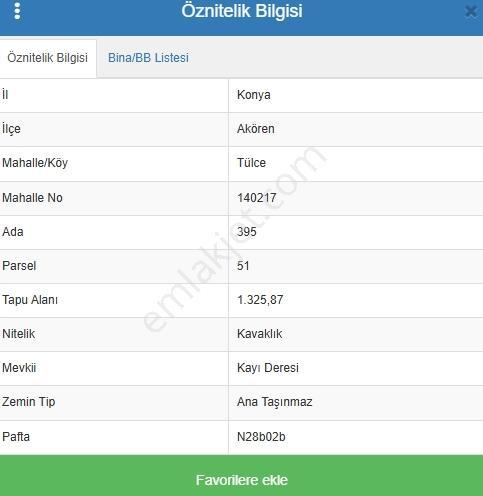 Dere Cepheli Bahçelik Hisseli Tapu 441 M ² - Görsel 3