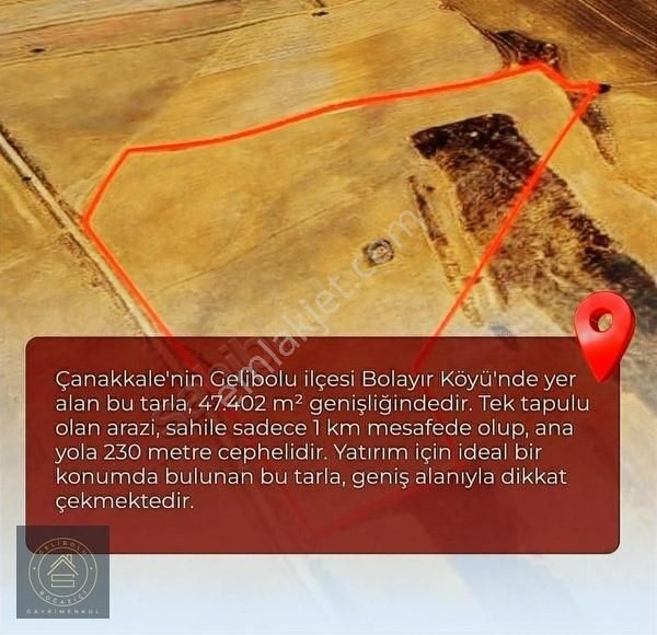 Gelibolu Boğaziçi Gayrimenkulden Bolayır Da Satılık Tarla - Görsel 3