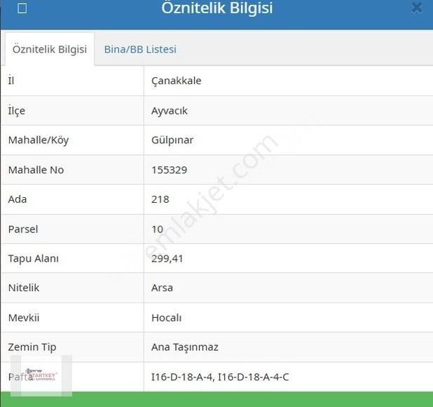 Çanakkale Ayvacık Gülpınar Deniz Manzaralı Satılık 300m2 Arsa - Görsel 3