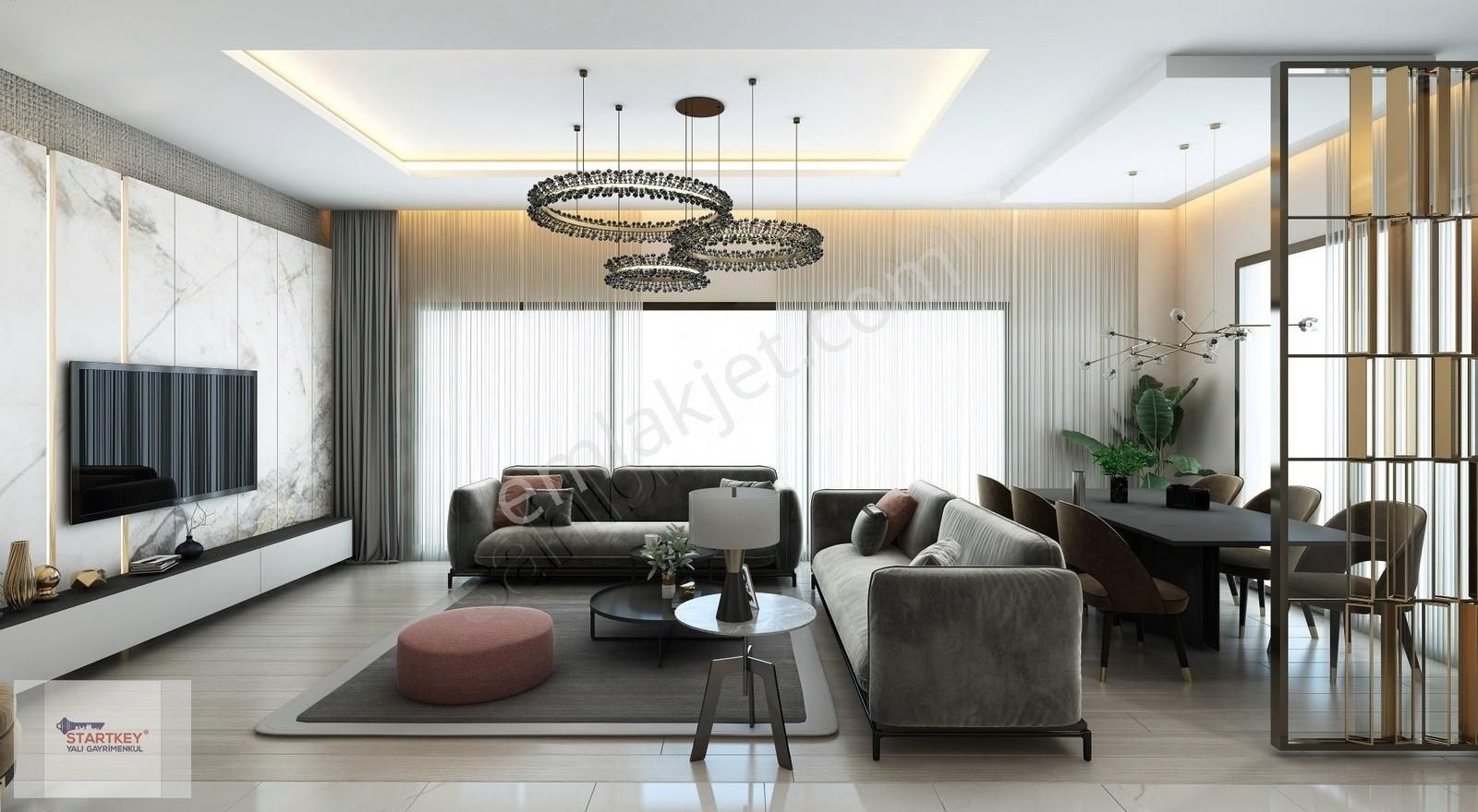 Villakent Mah. Begonvilla Cadde Projesinde 1+1 Satılık Daire - Görsel 7