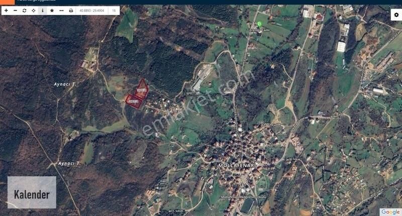 Gebze Cumaköy De 400 M2 Yüksek Tepede Manzaralı Hisseli Tapu