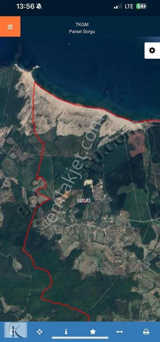 Kandıra Çamkonak'da Satılık 2379m² Tarla