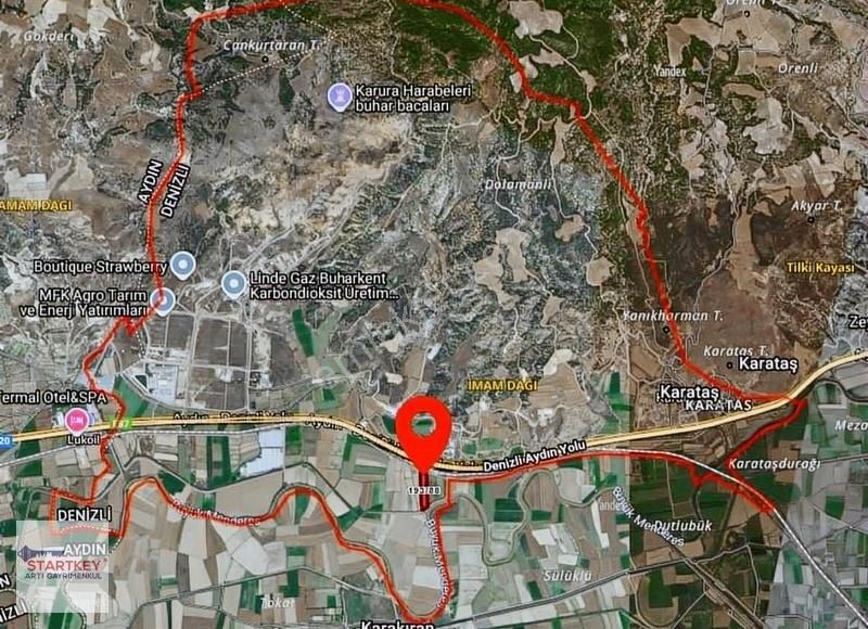 Denizli Sarayköyde Otoyol Cepheli 11.172 M2 Satılık Tarla - Görsel 6