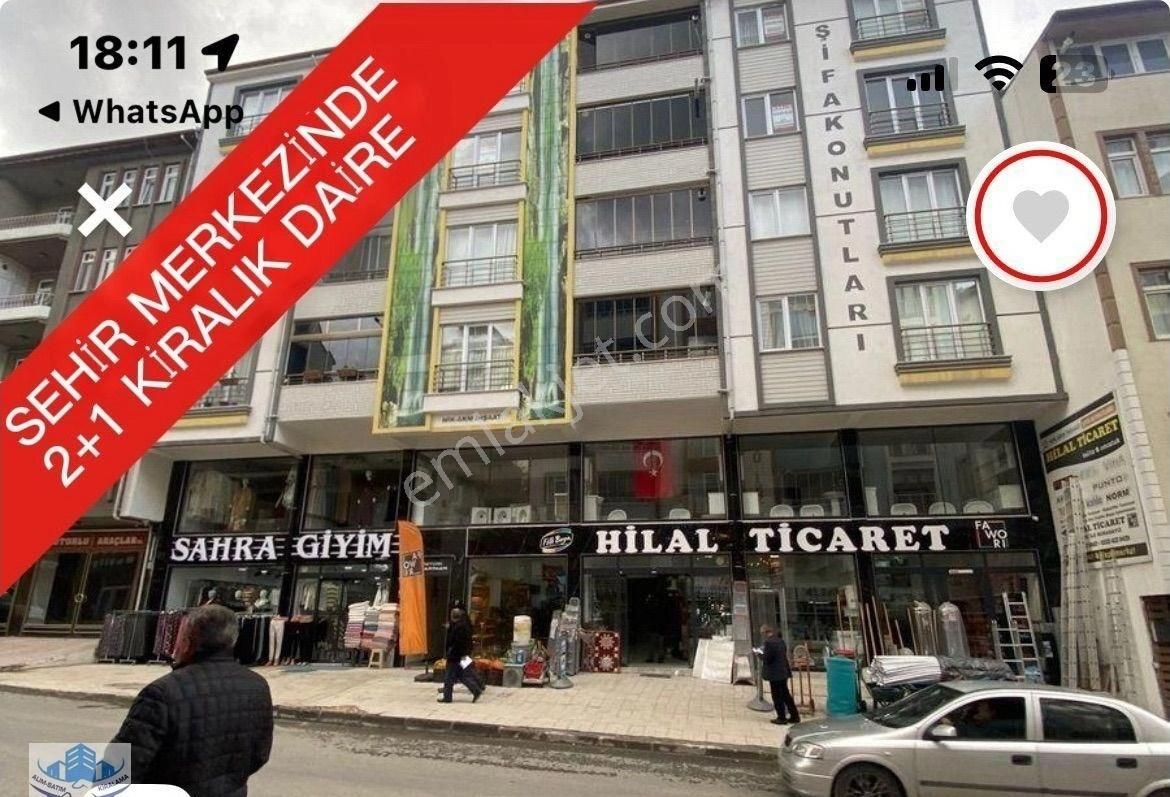 Tokat Niksar Elit Gayrimenkulden Şehir Merkezinde Kiralık Daire