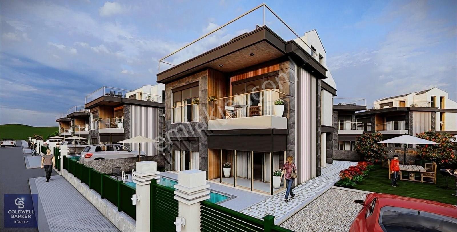 Edremit Güre Ağaçlı Yolda Ultra Lüks 5+1 Villa