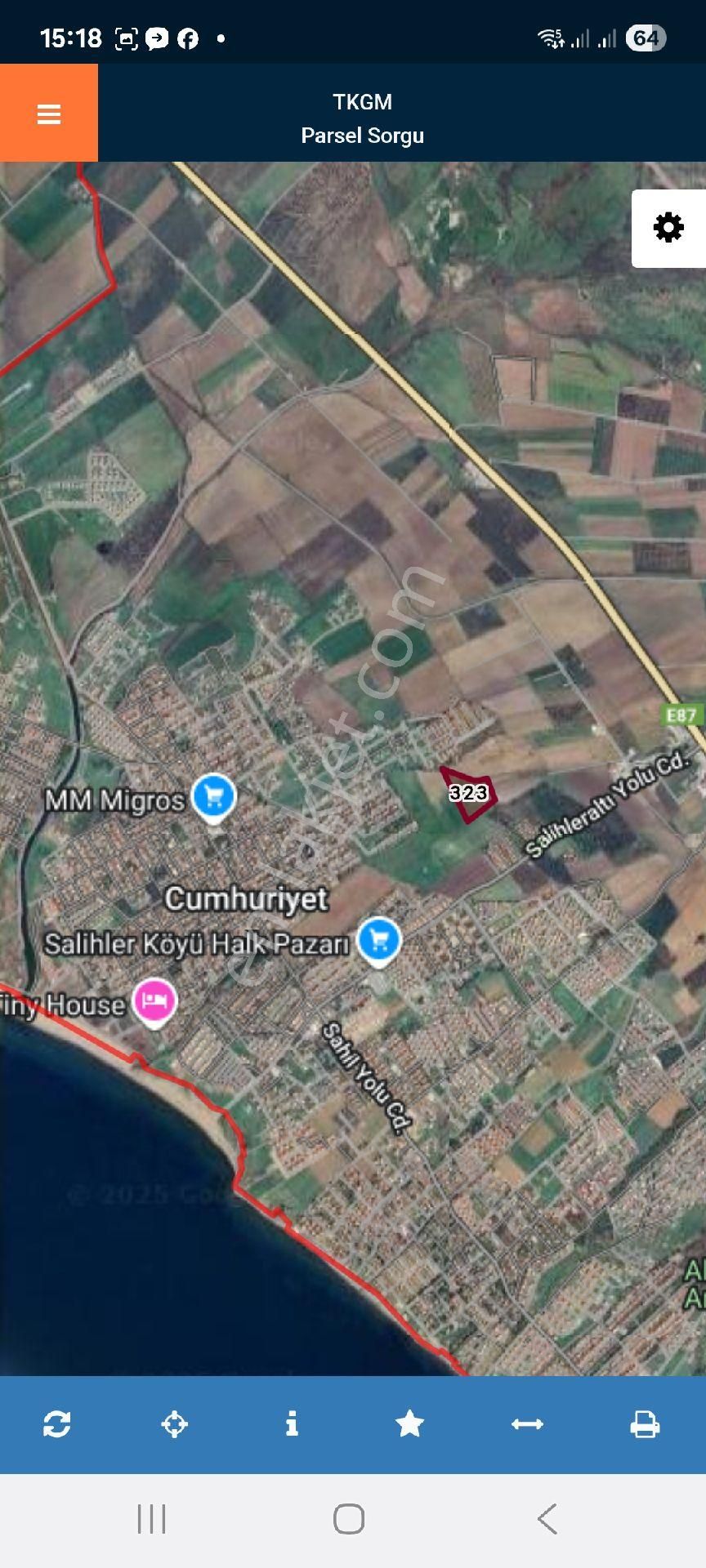 Dikili Salihler 400 M2 Denize Yakın Yatırımlık Tarla - Görsel 3