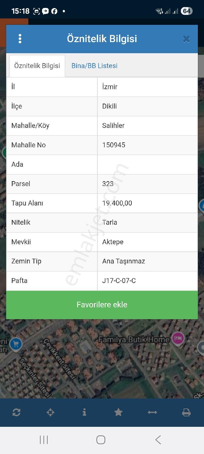 Dikili Salihler 400 M2 Denize Yakın Yatırımlık Tarla - Görsel 4