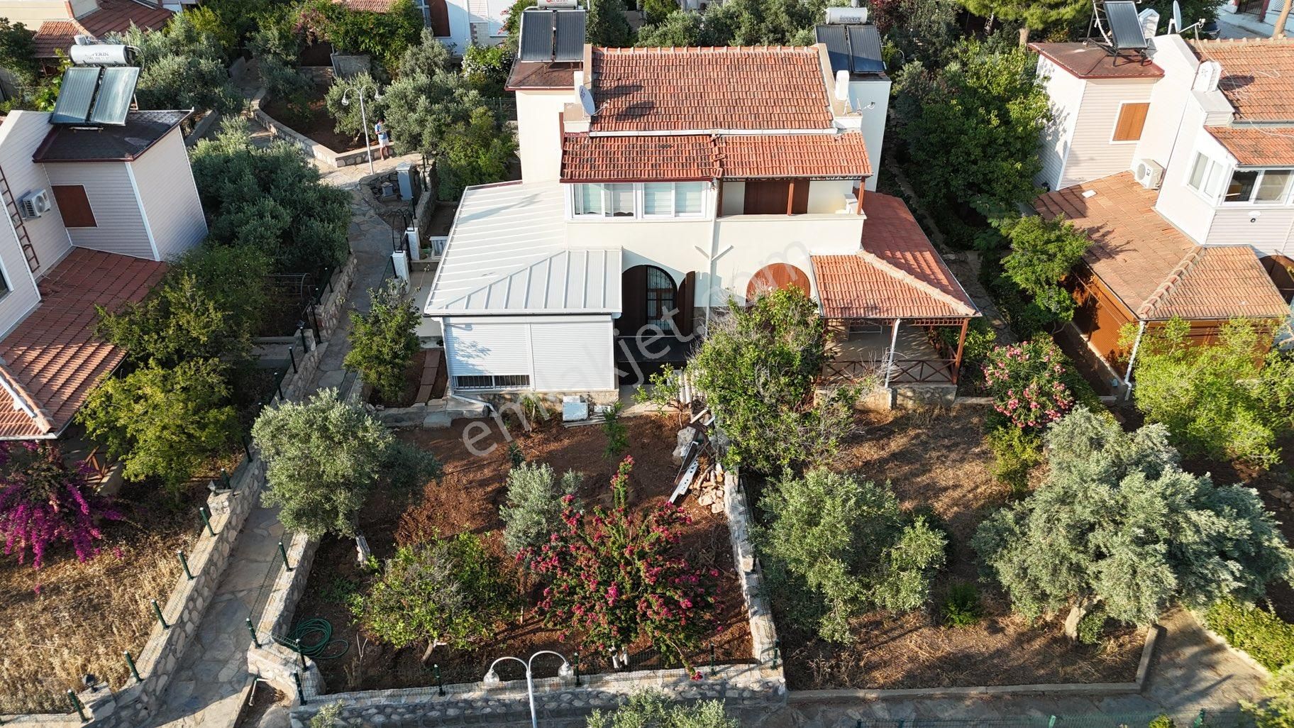 Didim Akbük Te Satılık Villa Bahçeli Full Eşyalı