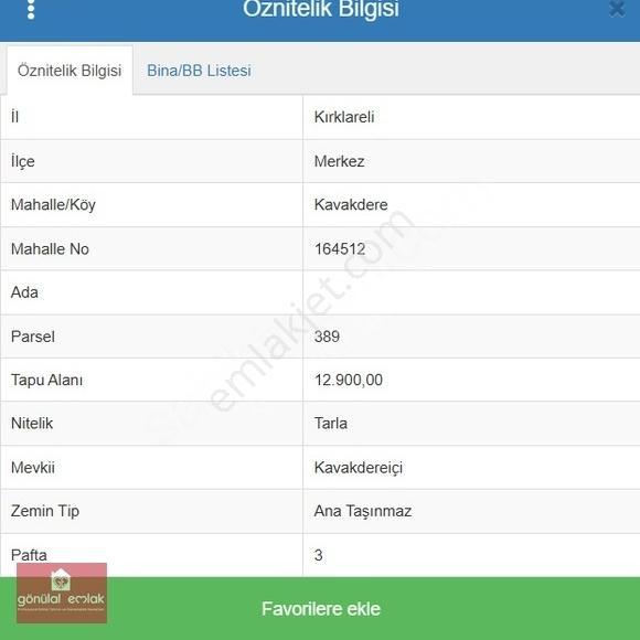 Kırklareli Kavakdere Resmi Yola Cephe Dereboyu 12.900 M2 Tarla - Görsel 22