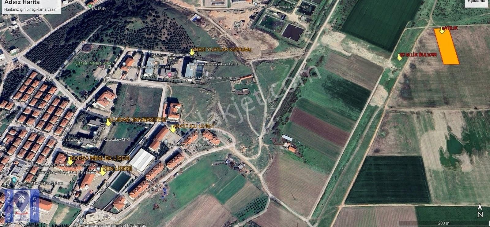 Karacabey Runguşpaşa Mh.imara Yakın.resmi Yolu Var.harika Konum