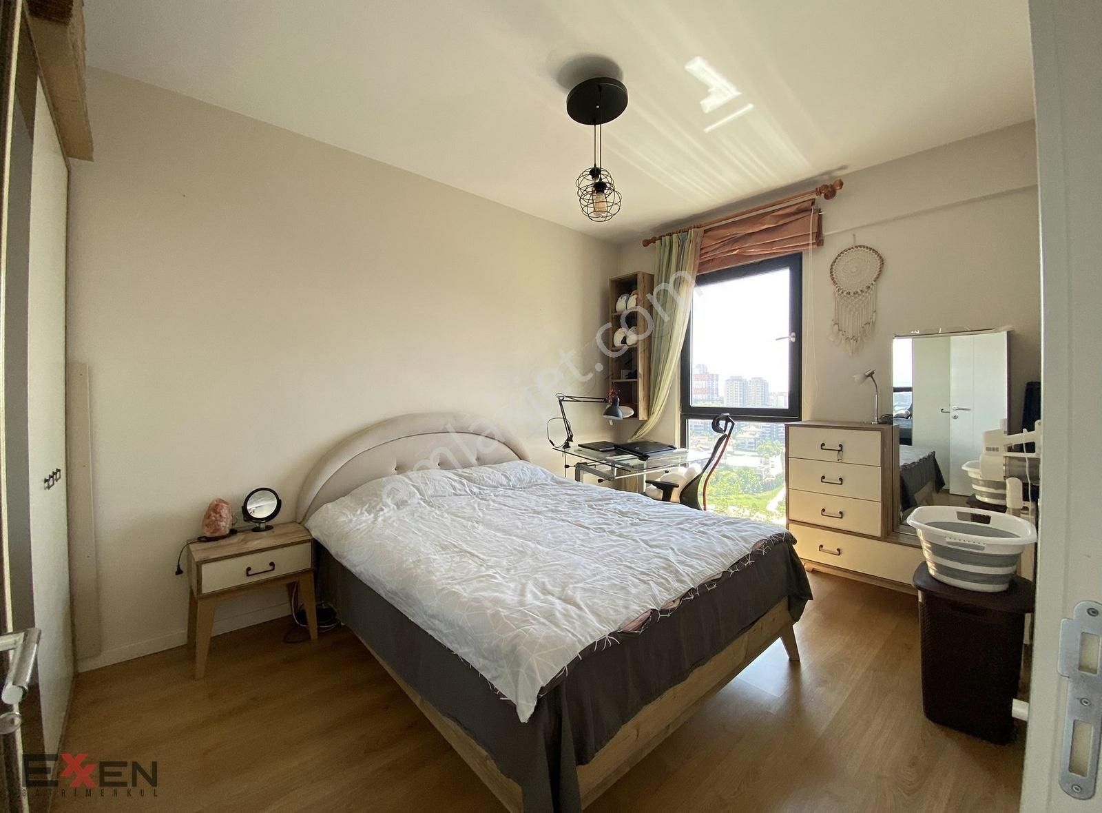 Fuaye Turkuaz 'da Deniz Manzaralı Full Eşyalı 1+1 Kiralık Daire