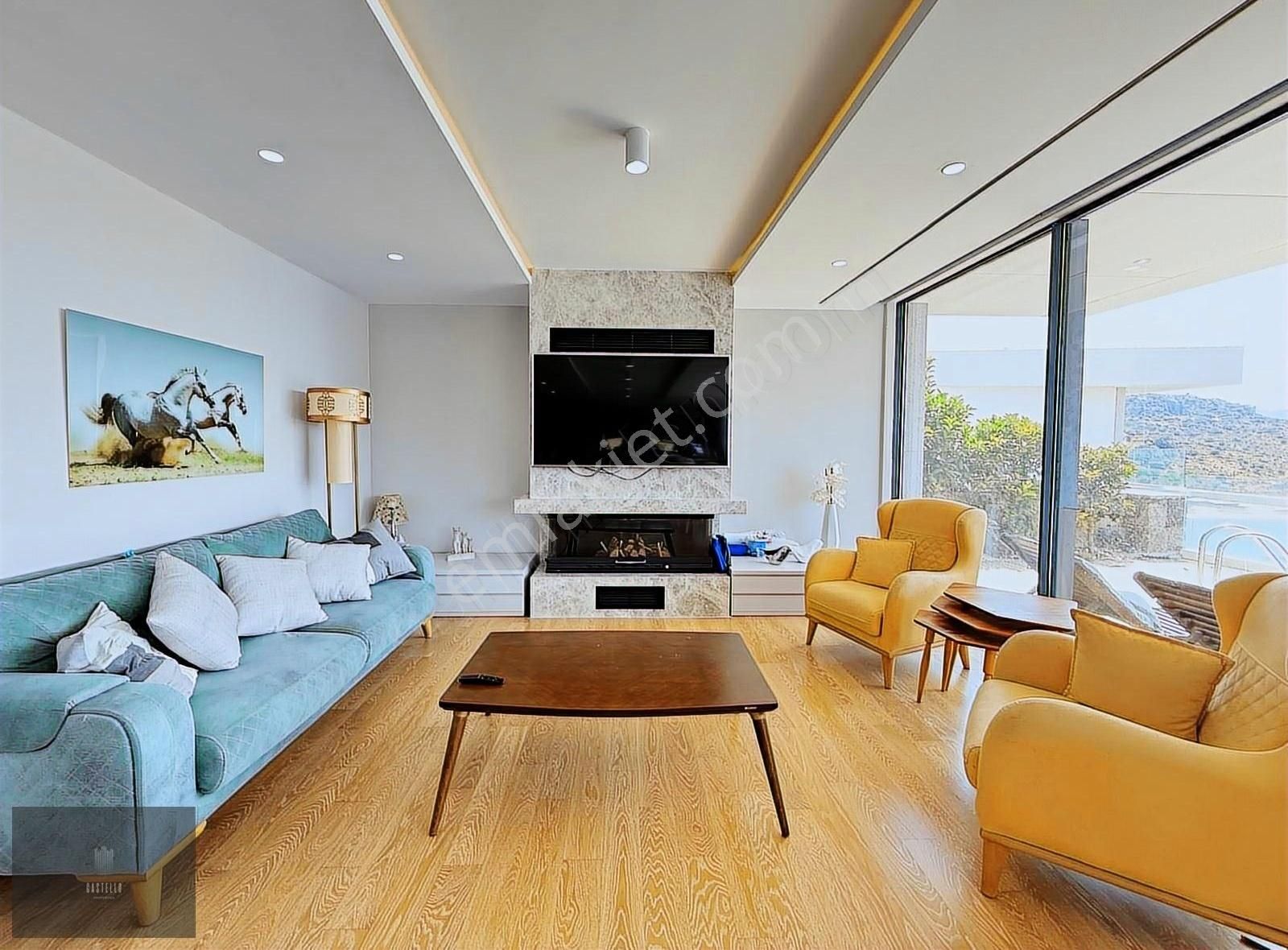 Gündoğan 'da Kapanmaz Deniz Manzarasına Sahip Satılık Villa - Görsel 7