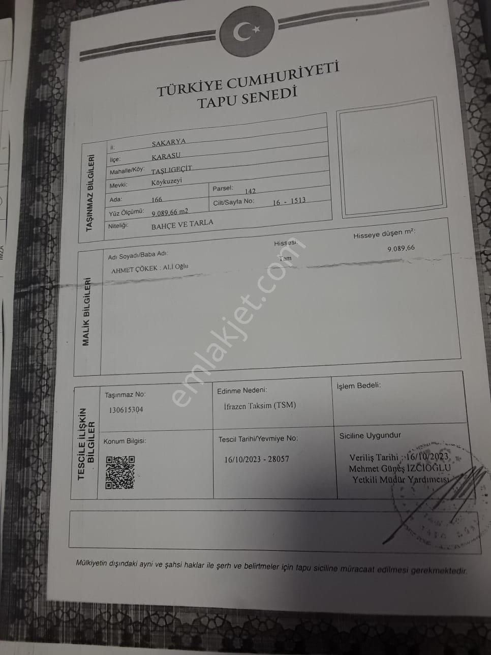 Taşlı Gecıt Satılılk Bahce Ve Tarla - Görsel 7