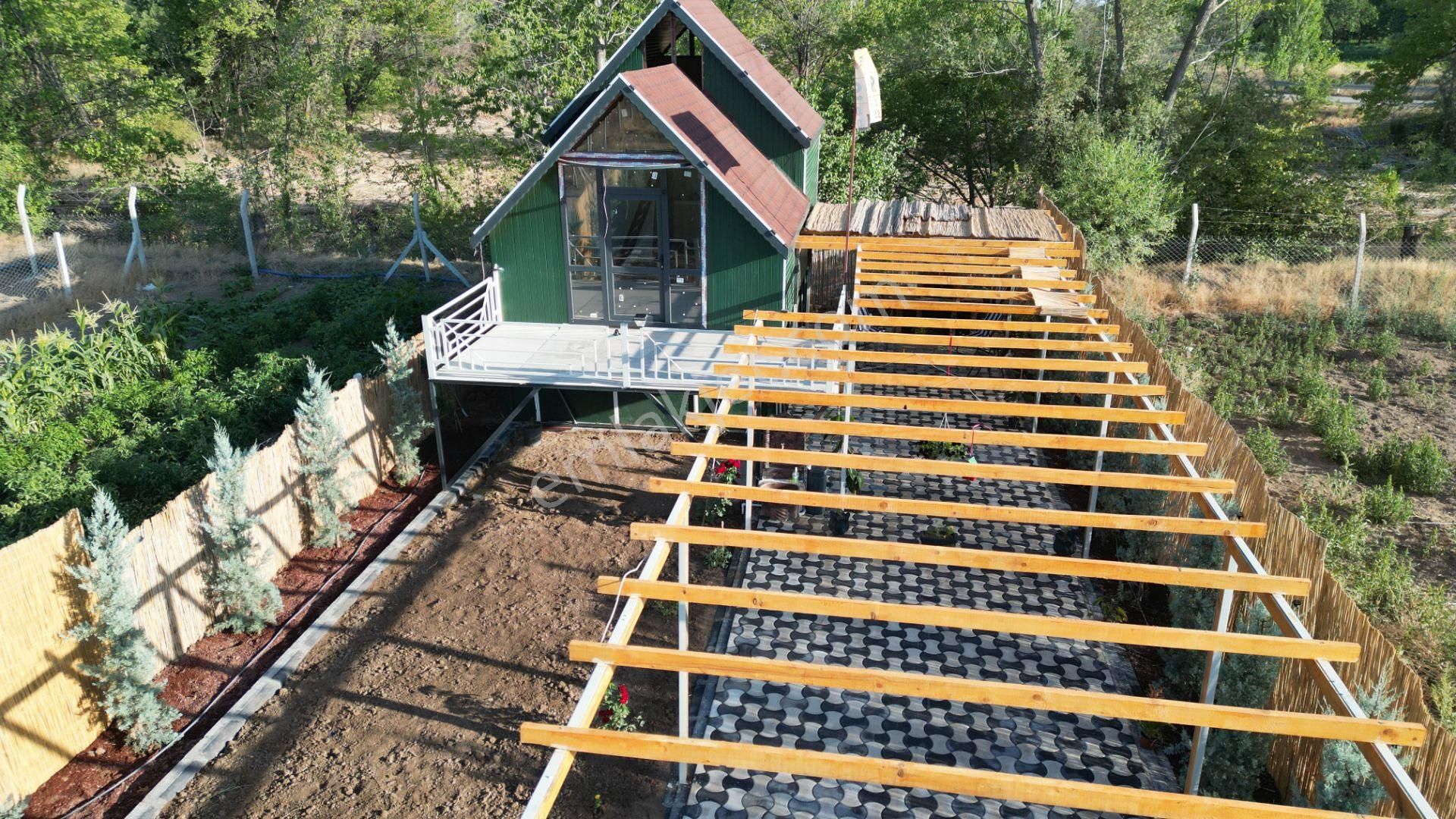 Doğanın İçinde Hazır Yapılı Bungalov Yaşam Alanı Bahçe - Görsel 8