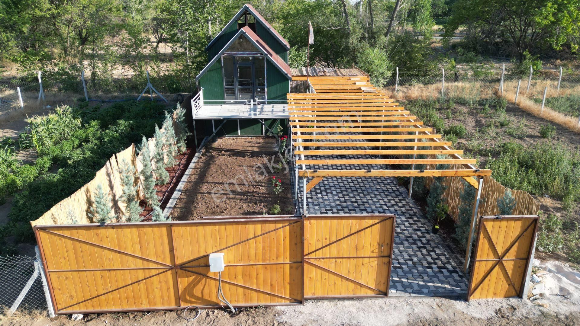 Doğanın İçinde Hazır Yapılı Bungalov Yaşam Alanı Bahçe - Görsel 6