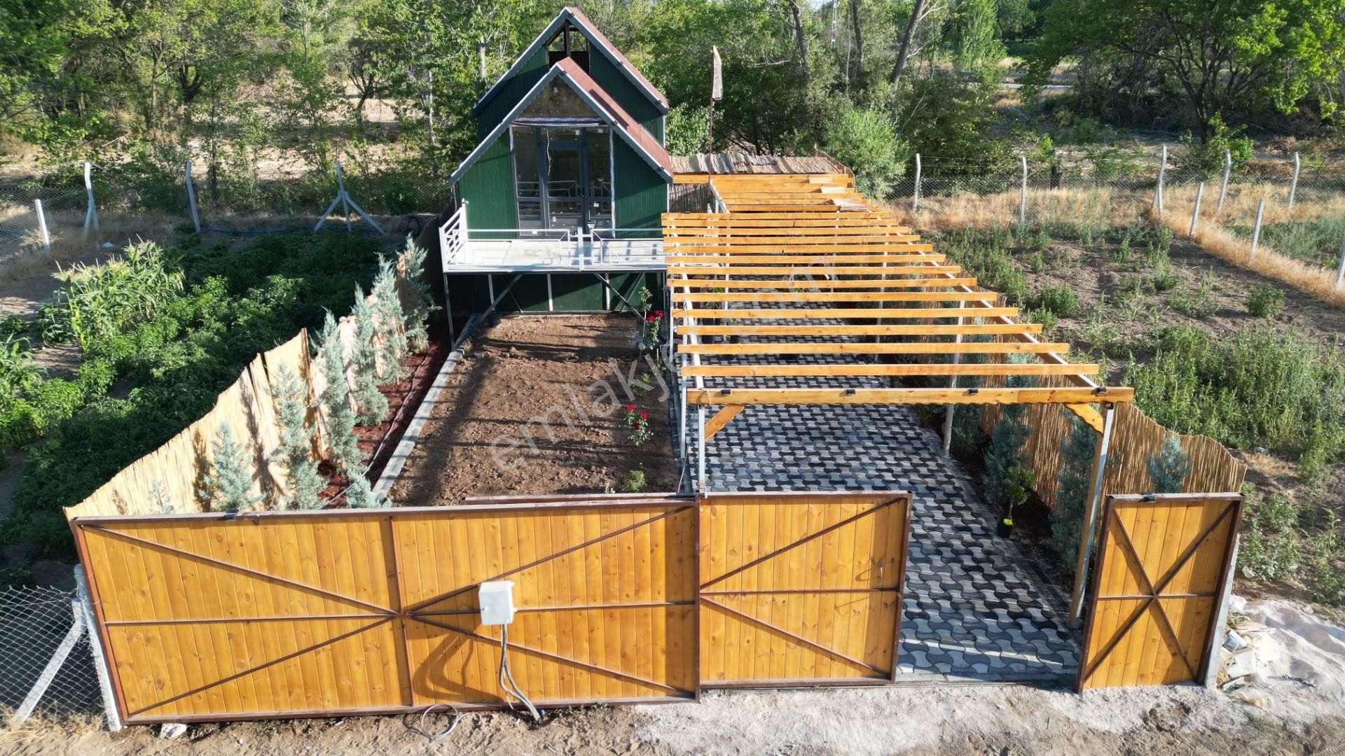 Doğanın İçinde Hazır Yapılı Bungalov Yaşam Alanı Bahçe - Görsel 7